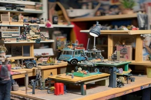 Aménager un espace d'aérographe et de peinture sur figurines bien ventilé