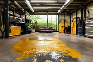 Astuces pour nettoyer les taches d'huile et de graisse sur le sol du garage