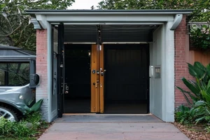 Exploiter l'espace derrière la porte de garage basculante ou sectionnelle