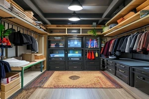 Solutions de aménagement et rangement pour garage double sans cloison centrale