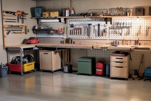 Aménager un coin menuiserie et travail du bois complet dans un garage de 15m²