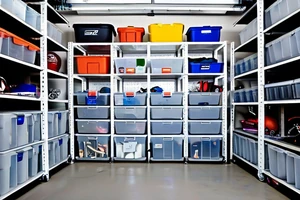Bac de rangement transparent : l'arme secrète d'un garage ultra-ordonné