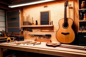 Coin lutherie et travail de précision : aménagement de l'espace et contrôle de l'hygrométrie