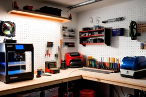Intégrer un coin impression 3D et modélisme dans son garage-atelier