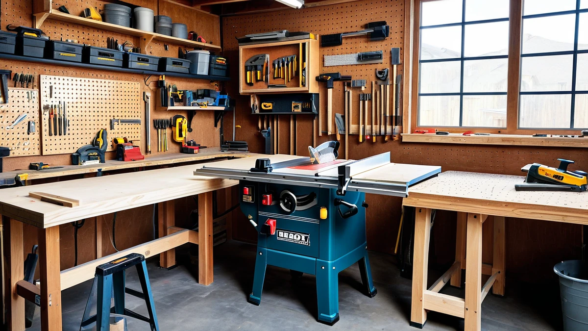 Guide d'achat : Choisir la meilleure scie sur table pour un petit atelier