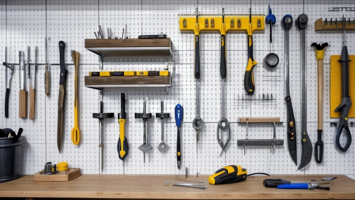 Guide pour installer un panneau perforé (pegboard) au-dessus de l'établi