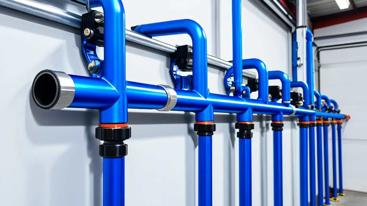 Installer un réseau d'air comprimé fixe dans son garage : tubes et raccordement